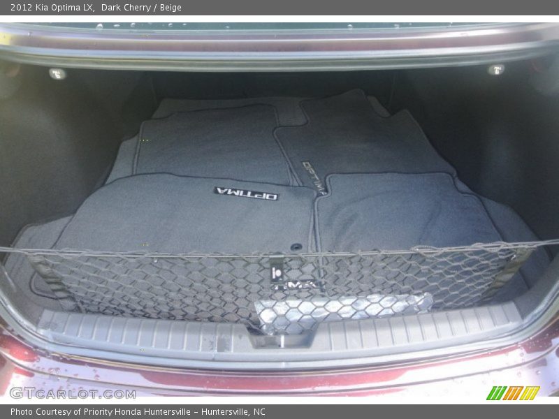 Dark Cherry / Beige 2012 Kia Optima LX