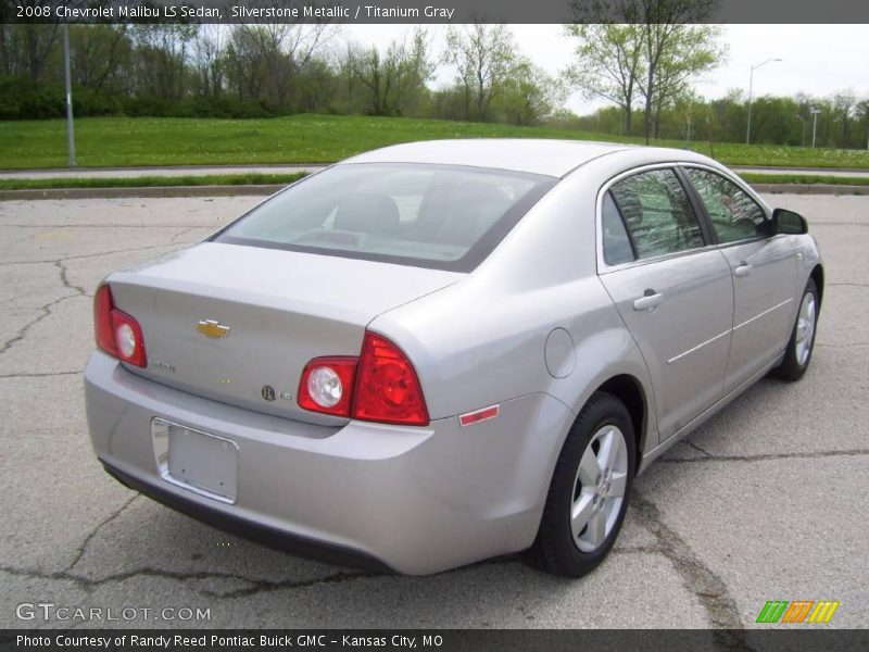 Silverstone Metallic / Titanium Gray 2008 Chevrolet Malibu LS Sedan