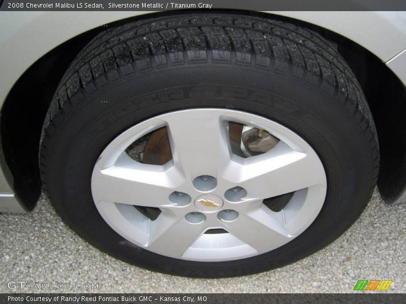 Silverstone Metallic / Titanium Gray 2008 Chevrolet Malibu LS Sedan