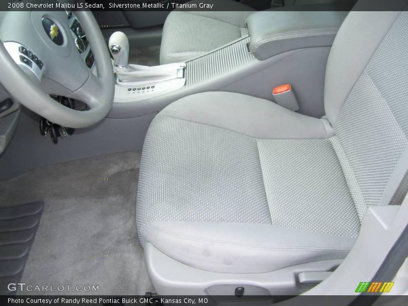 Silverstone Metallic / Titanium Gray 2008 Chevrolet Malibu LS Sedan