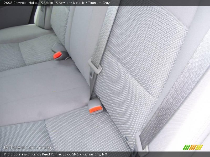 Silverstone Metallic / Titanium Gray 2008 Chevrolet Malibu LS Sedan