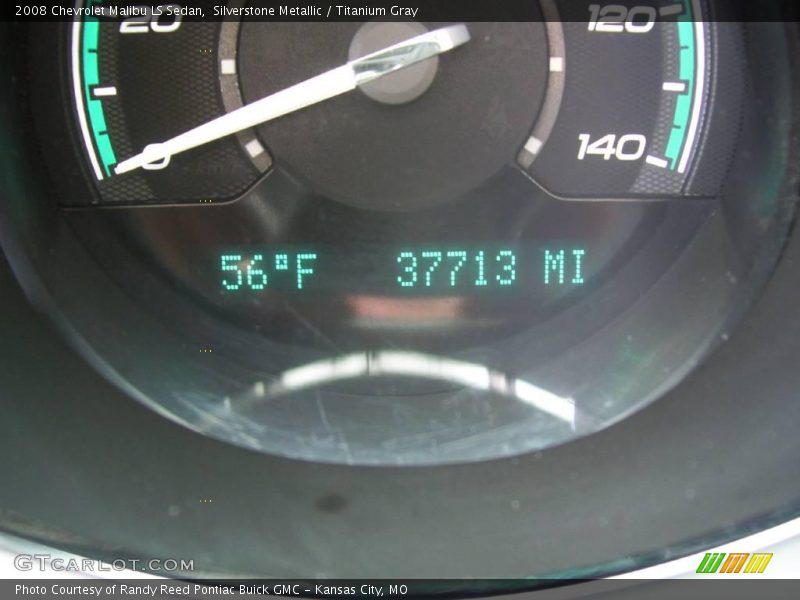 Silverstone Metallic / Titanium Gray 2008 Chevrolet Malibu LS Sedan