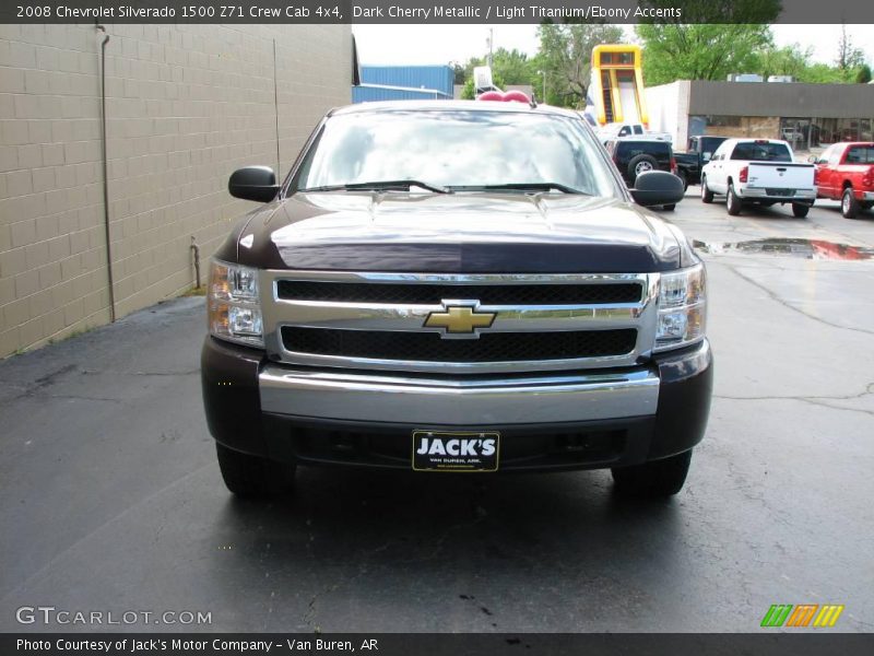 Dark Cherry Metallic / Light Titanium/Ebony Accents 2008 Chevrolet Silverado 1500 Z71 Crew Cab 4x4