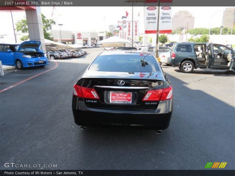Black Onyx / Black 2007 Lexus ES 350