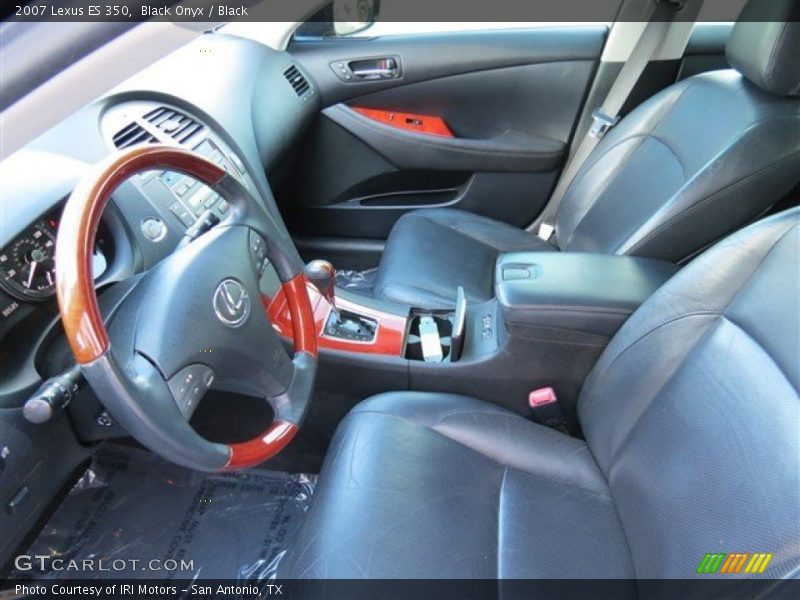 Black Onyx / Black 2007 Lexus ES 350