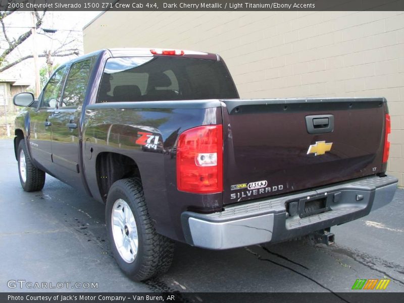 Dark Cherry Metallic / Light Titanium/Ebony Accents 2008 Chevrolet Silverado 1500 Z71 Crew Cab 4x4