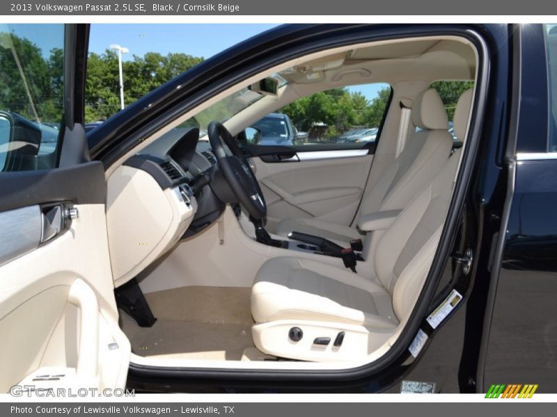 Black / Cornsilk Beige 2013 Volkswagen Passat 2.5L SE