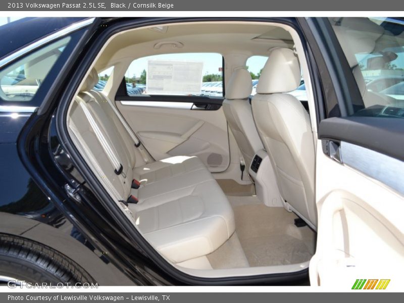 Black / Cornsilk Beige 2013 Volkswagen Passat 2.5L SE