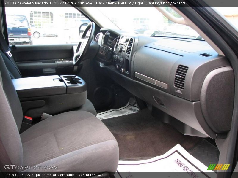 Dark Cherry Metallic / Light Titanium/Ebony Accents 2008 Chevrolet Silverado 1500 Z71 Crew Cab 4x4