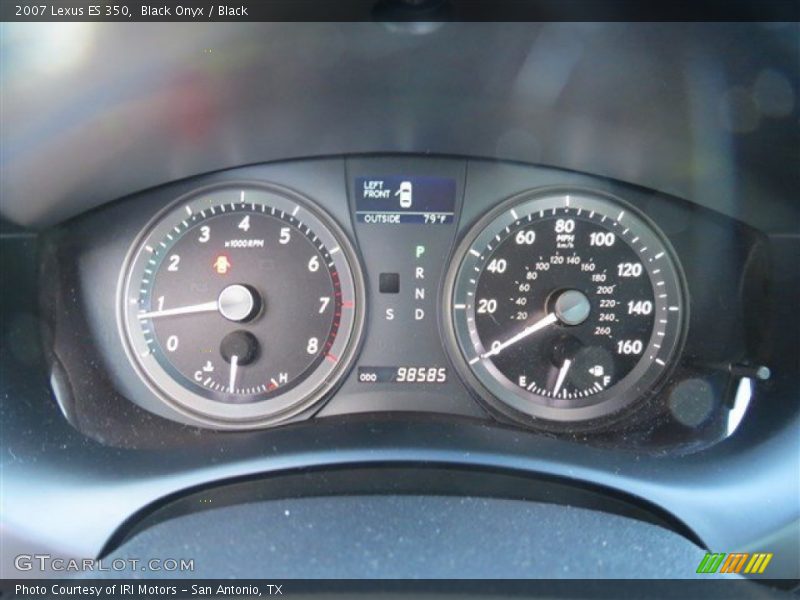 Black Onyx / Black 2007 Lexus ES 350