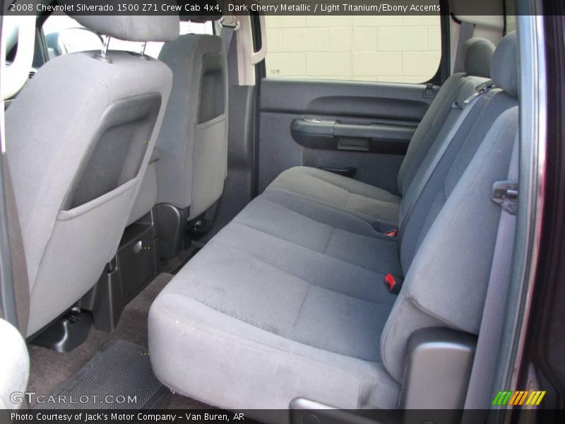 Dark Cherry Metallic / Light Titanium/Ebony Accents 2008 Chevrolet Silverado 1500 Z71 Crew Cab 4x4