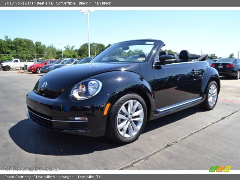 Black / Titan Black 2013 Volkswagen Beetle TDI Convertible
