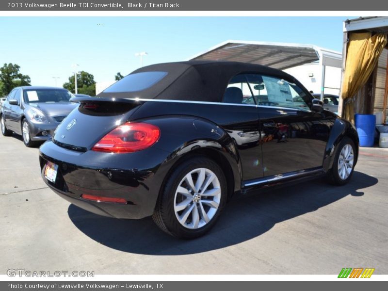Black / Titan Black 2013 Volkswagen Beetle TDI Convertible