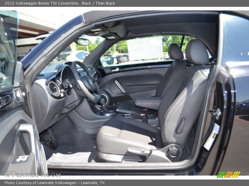 Black / Titan Black 2013 Volkswagen Beetle TDI Convertible