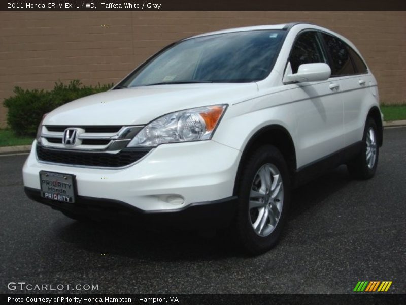 Taffeta White / Gray 2011 Honda CR-V EX-L 4WD