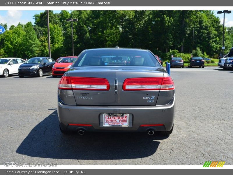 Sterling Grey Metallic / Dark Charcoal 2011 Lincoln MKZ AWD