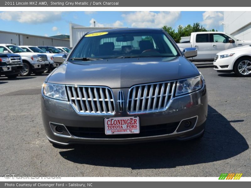 Sterling Grey Metallic / Dark Charcoal 2011 Lincoln MKZ AWD