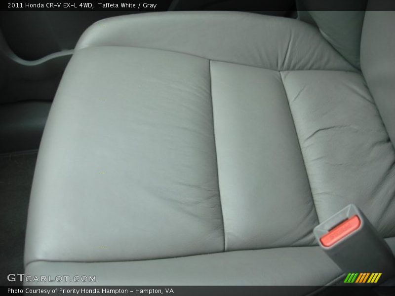 Taffeta White / Gray 2011 Honda CR-V EX-L 4WD