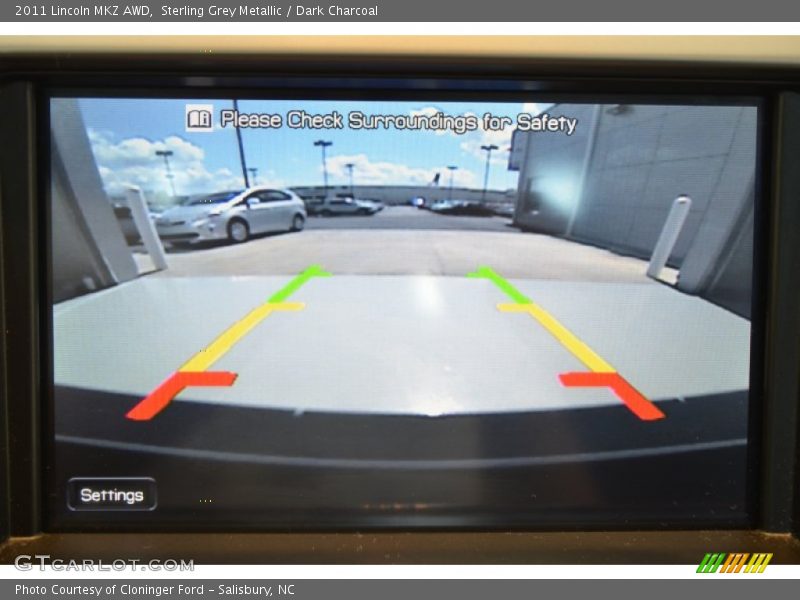 Sterling Grey Metallic / Dark Charcoal 2011 Lincoln MKZ AWD
