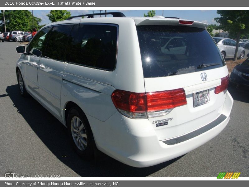Taffeta White / Beige 2010 Honda Odyssey EX-L