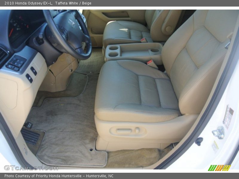Taffeta White / Beige 2010 Honda Odyssey EX-L