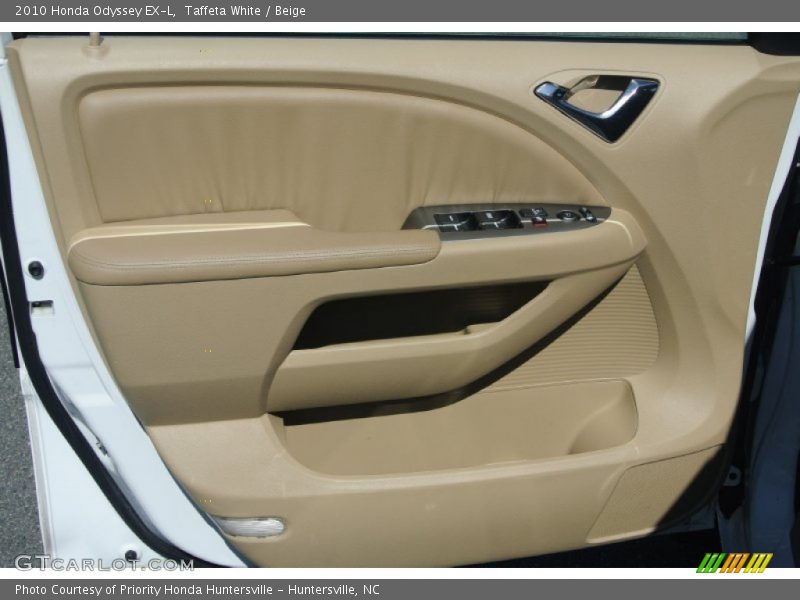 Taffeta White / Beige 2010 Honda Odyssey EX-L