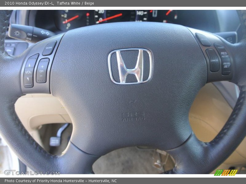 Taffeta White / Beige 2010 Honda Odyssey EX-L