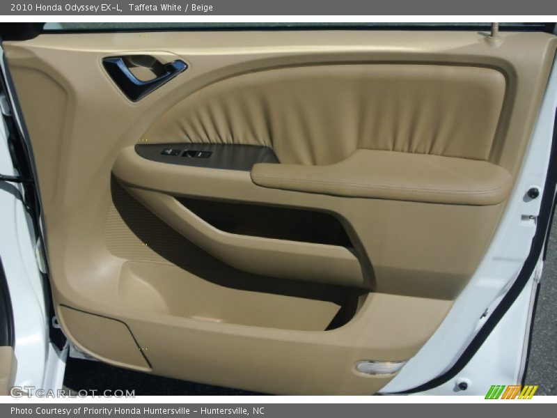 Taffeta White / Beige 2010 Honda Odyssey EX-L