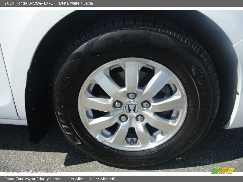 Taffeta White / Beige 2010 Honda Odyssey EX-L