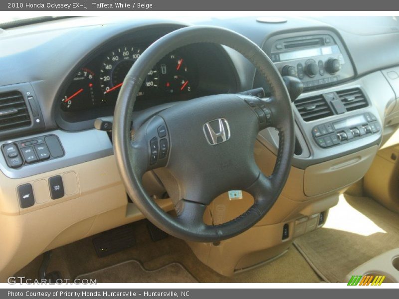 Taffeta White / Beige 2010 Honda Odyssey EX-L