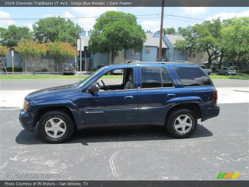 Indigo Blue Metallic / Dark Pewter 2004 Chevrolet TrailBlazer LT 4x4