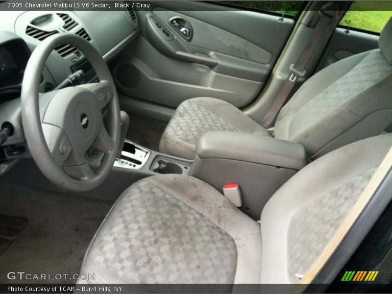 Black / Gray 2005 Chevrolet Malibu LS V6 Sedan