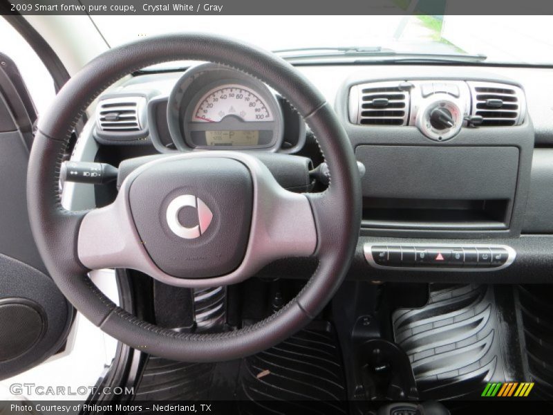 Dashboard of 2009 fortwo pure coupe