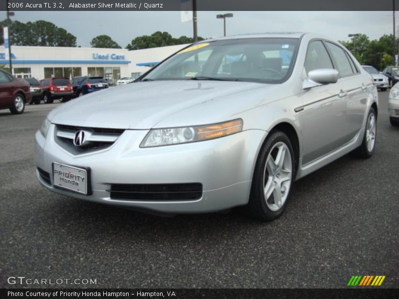 Alabaster Silver Metallic / Quartz 2006 Acura TL 3.2