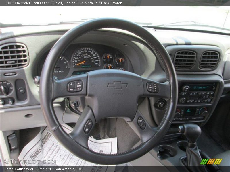 Indigo Blue Metallic / Dark Pewter 2004 Chevrolet TrailBlazer LT 4x4
