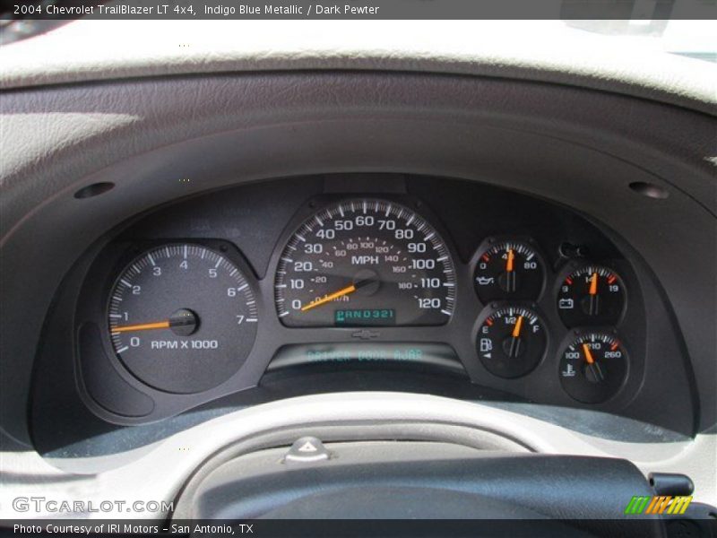 Indigo Blue Metallic / Dark Pewter 2004 Chevrolet TrailBlazer LT 4x4
