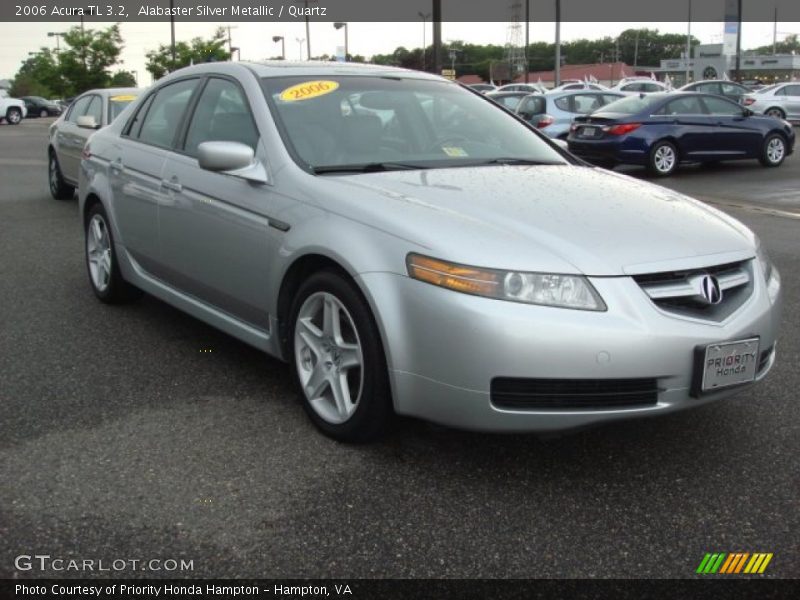 Alabaster Silver Metallic / Quartz 2006 Acura TL 3.2