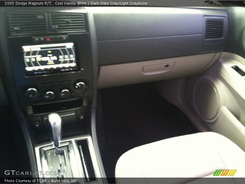 Cool Vanilla White / Dark Slate Gray/Light Graystone 2005 Dodge Magnum R/T