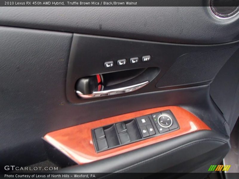 Truffle Brown Mica / Black/Brown Walnut 2010 Lexus RX 450h AWD Hybrid