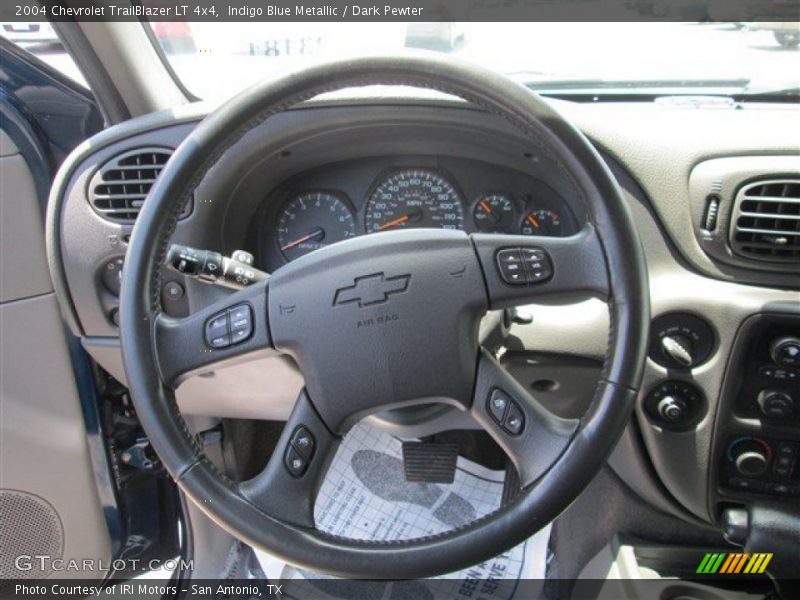 Indigo Blue Metallic / Dark Pewter 2004 Chevrolet TrailBlazer LT 4x4