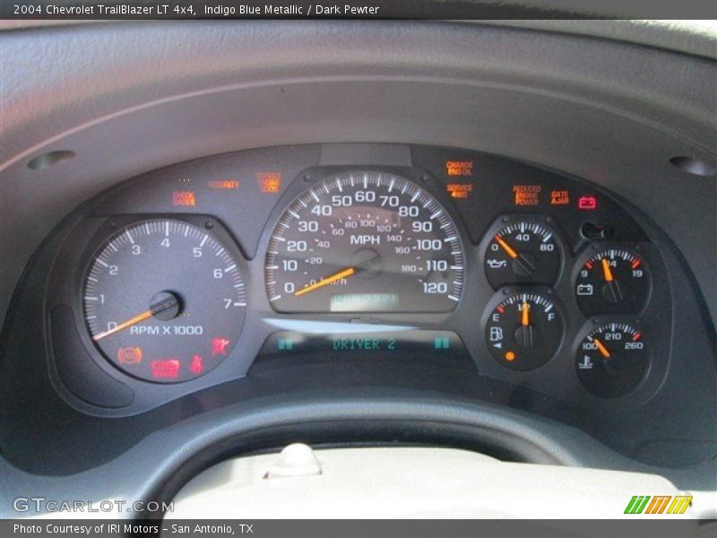 Indigo Blue Metallic / Dark Pewter 2004 Chevrolet TrailBlazer LT 4x4