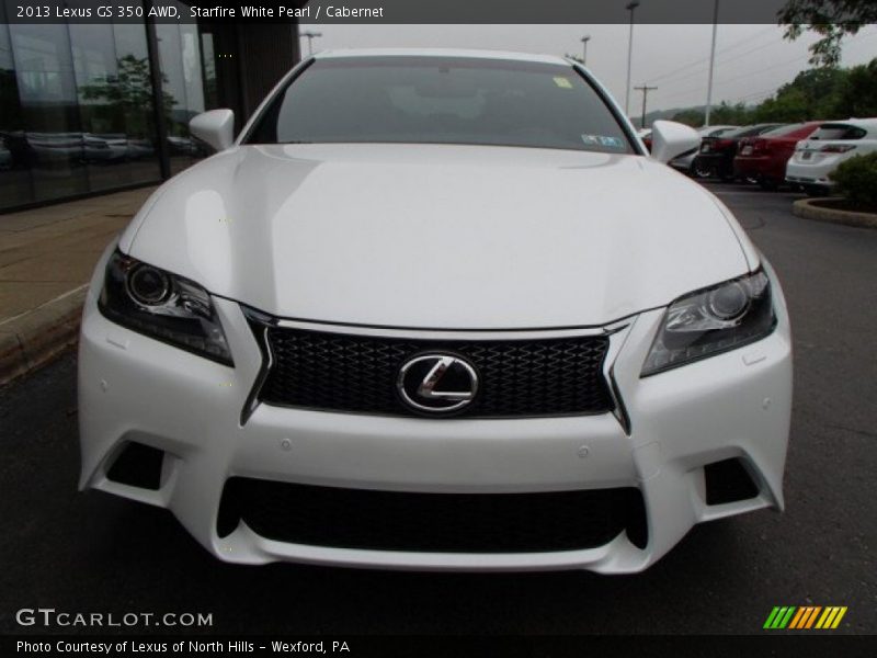 Starfire White Pearl / Cabernet 2013 Lexus GS 350 AWD