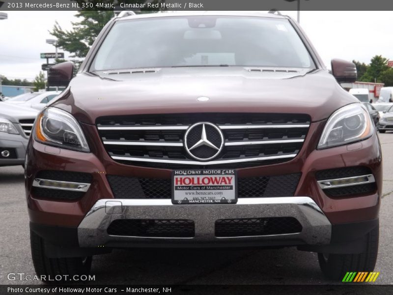 Cinnabar Red Metallic / Black 2013 Mercedes-Benz ML 350 4Matic