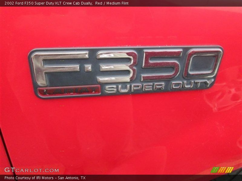Red / Medium Flint 2002 Ford F350 Super Duty XLT Crew Cab Dually