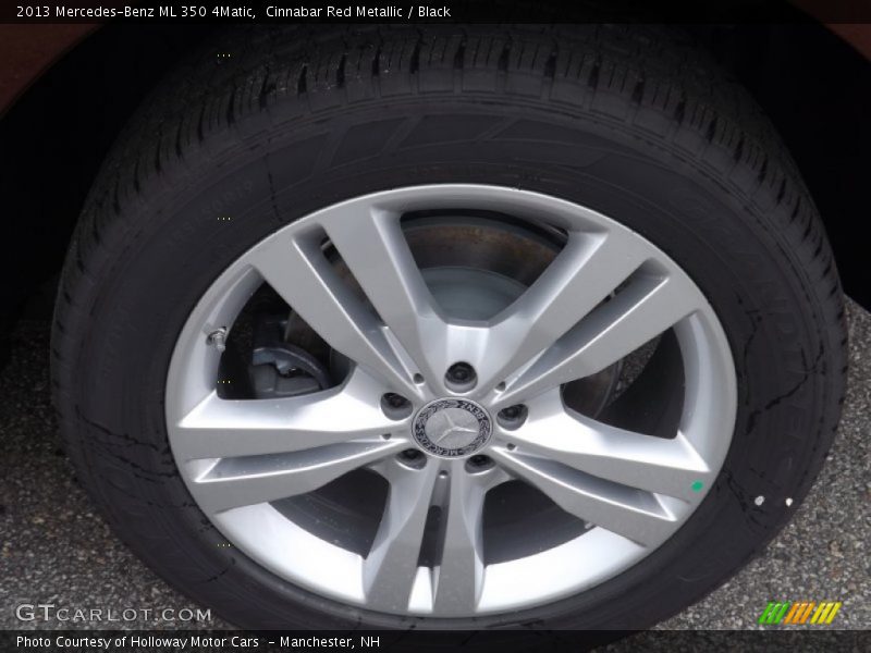 Cinnabar Red Metallic / Black 2013 Mercedes-Benz ML 350 4Matic