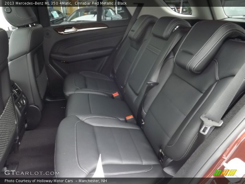 Cinnabar Red Metallic / Black 2013 Mercedes-Benz ML 350 4Matic