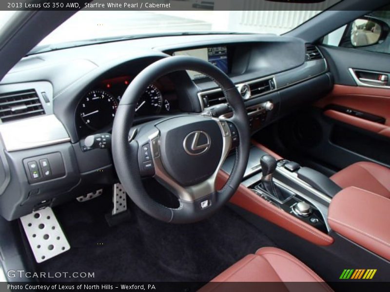  2013 GS 350 AWD Cabernet Interior