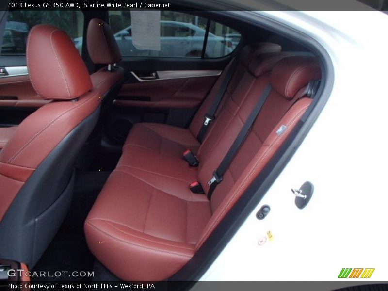 Rear Seat of 2013 GS 350 AWD