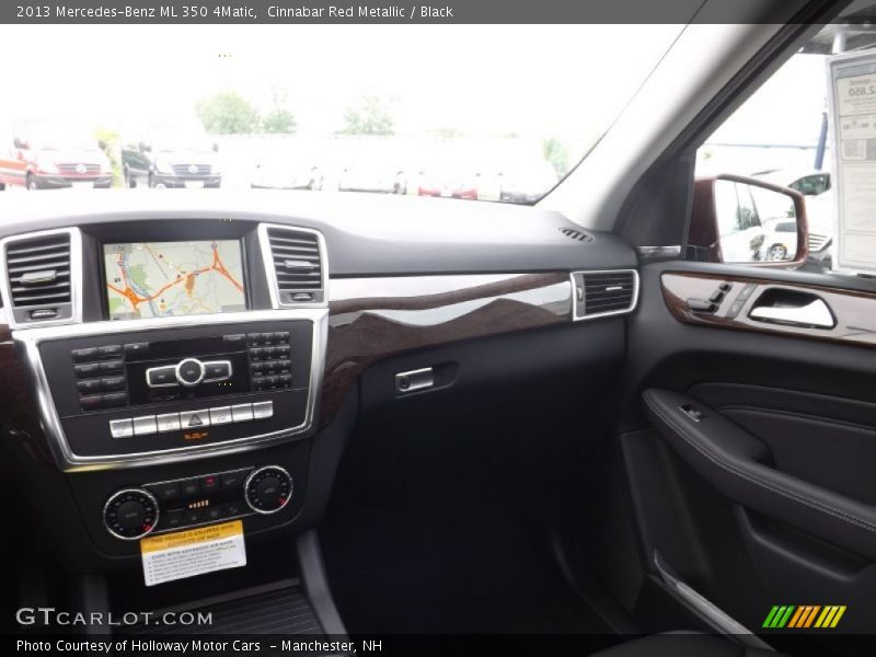 Cinnabar Red Metallic / Black 2013 Mercedes-Benz ML 350 4Matic