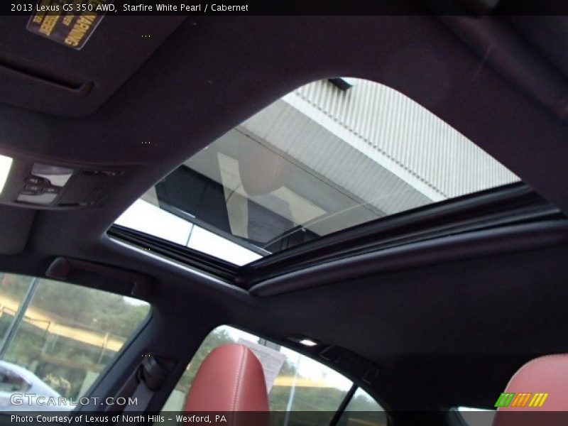 Sunroof of 2013 GS 350 AWD